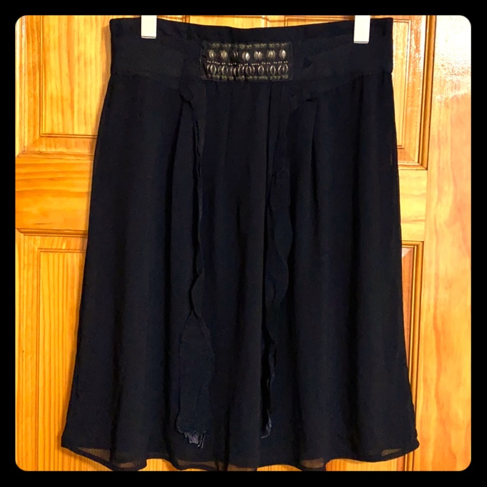 Black Skirt - Skirt goes to the knees